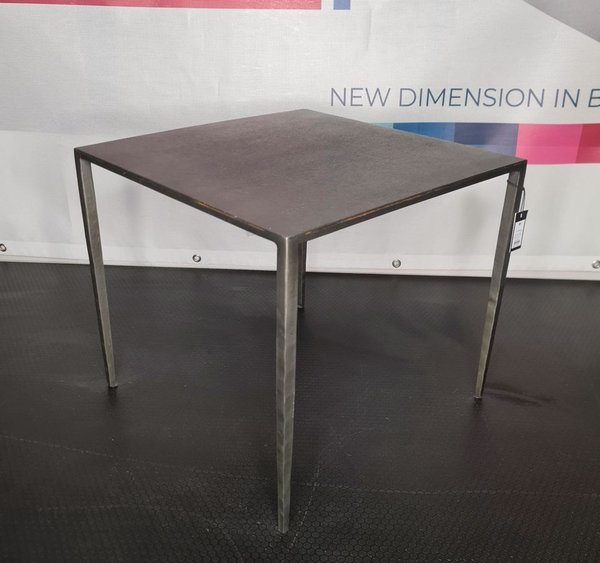 House Doctor Side Table Ranchi Antique grey Design Tisch 50x50x45 Dekoration Beistelltisch Metall