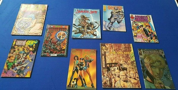 Vintage Retro Erwachsenen Comic Sammlung 80er Jahre Marvel etc.
